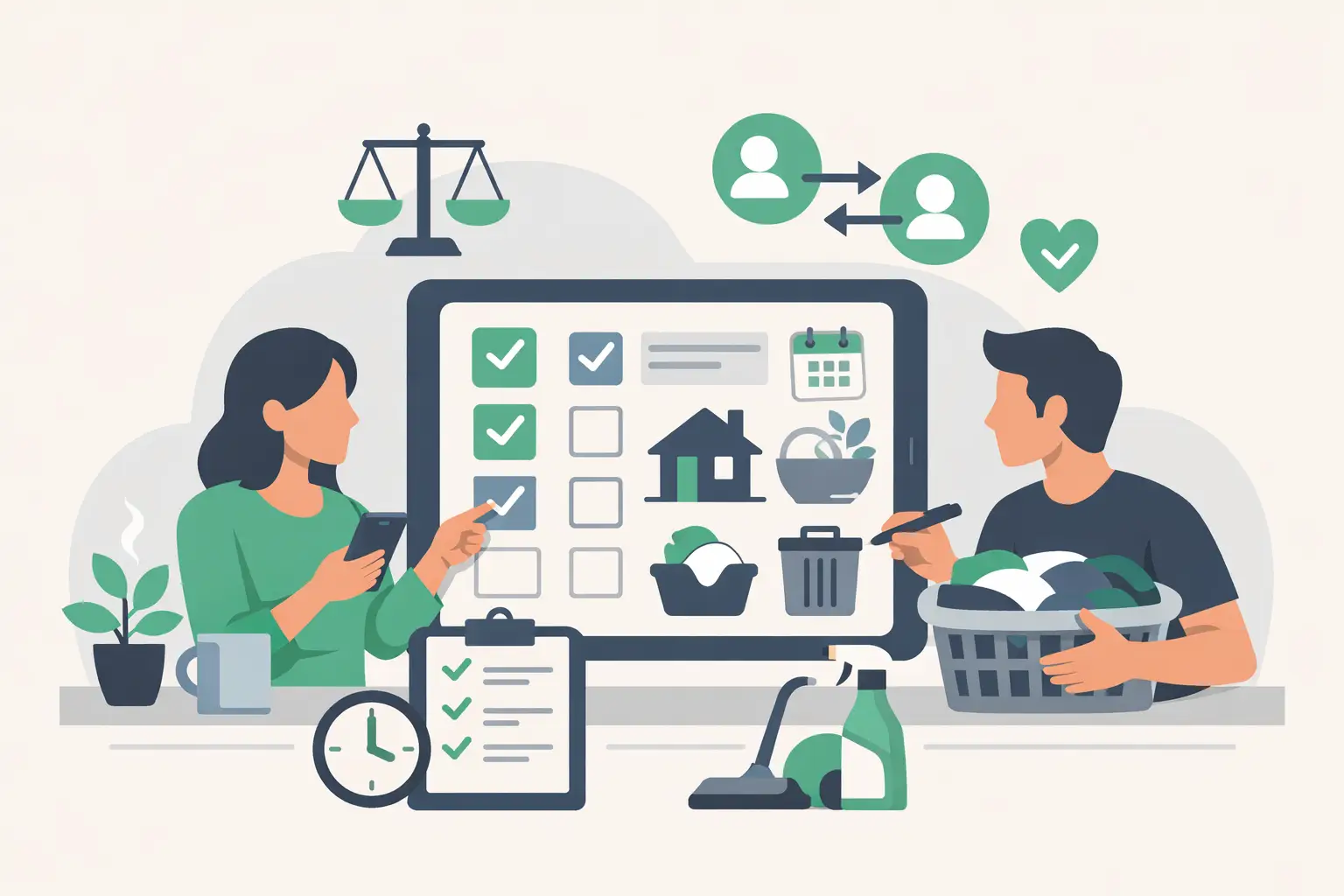 Comparing household planner apps for fairer shared work